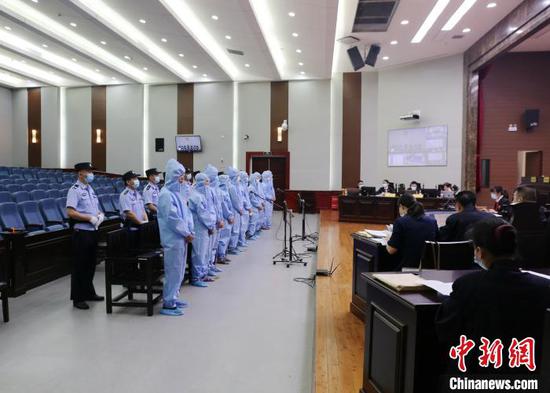宜昌市中级人民法院严格落实防控要求 石志宏 摄
