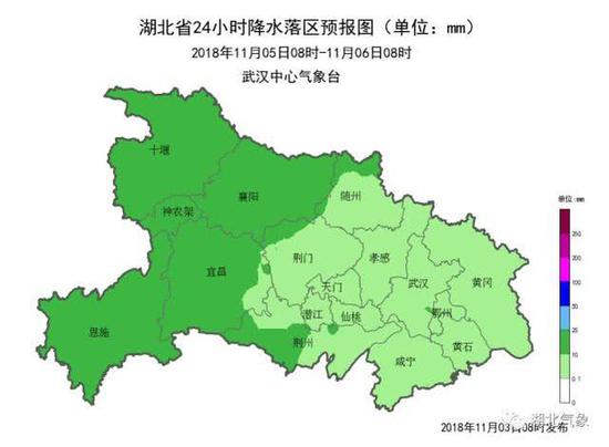 11月3日中东部大部分地区森林火险气象等级高