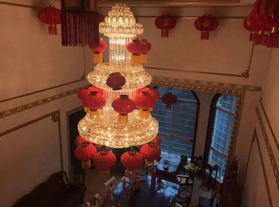 涂漢江夫婦別墅內(nèi)景。