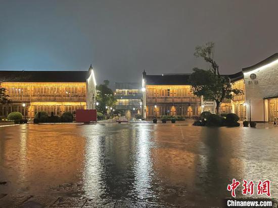 资料图:6月12日夜,浙江杭州局地迎大雨。 张煜欢 摄
