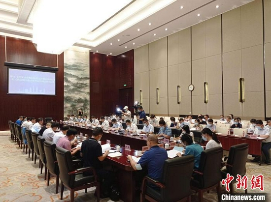 武汉城市圈第一次科技同兴联席会现场。武汉市科技局供图