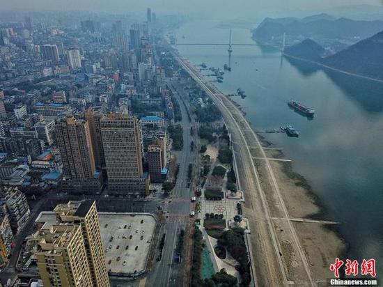 資料圖：1月25日，宜昌正式實施交通管制措施。 鴻雁 攝