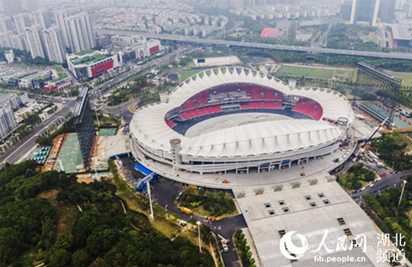 武汉体育中心 （图片来源：武汉军运会官网）