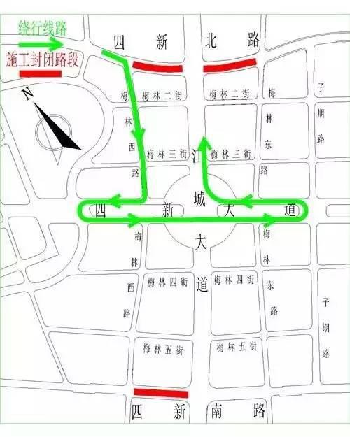 ➤江夏S101新南环线改（扩）建工程