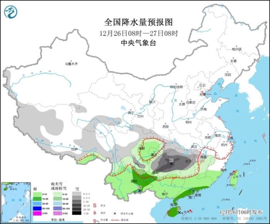 寒潮将继续影响我国南部湖北等地有大到暴雪