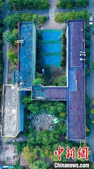 湖北武汉|武汉一高校学生航拍“数字美景”为祖国庆生