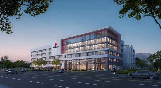 (光至科技全球总部及先进光源研发生产基地效果图)