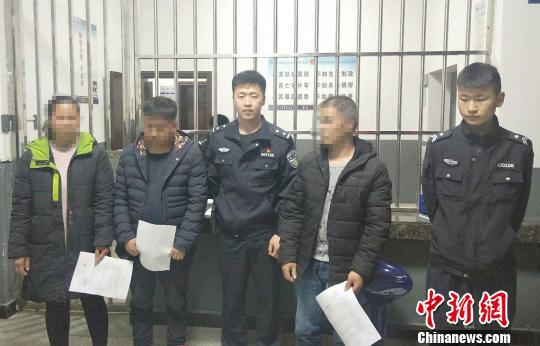 潘某等3人被刑事拘留 谢海龙 摄