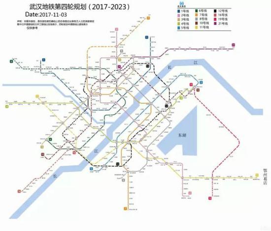 2018年武汉14条地铁线完整站点 有经过你家吗?
