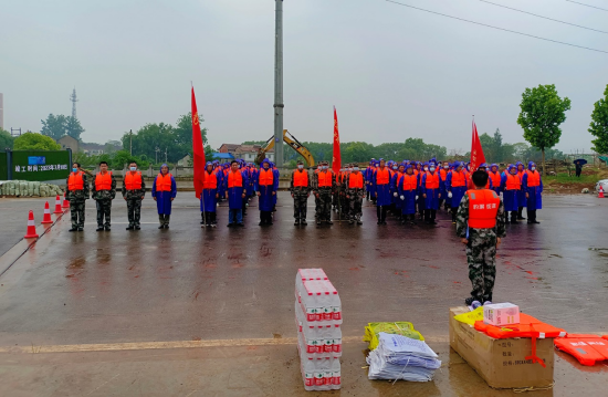 武汉东湖高新区豹澥街开展防汛应急演练