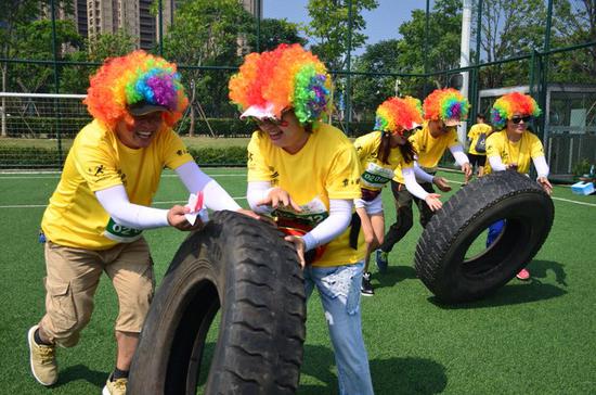 城市定向挑战赛武汉开发区(汉南区)站开幕
