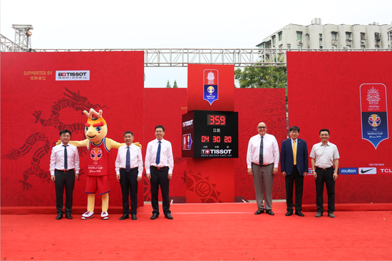 2019年篮球世界杯武汉赛区开始一周年倒计时
