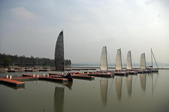 武汉军运会4项赛事在东湖举行 帆船项目测试赛