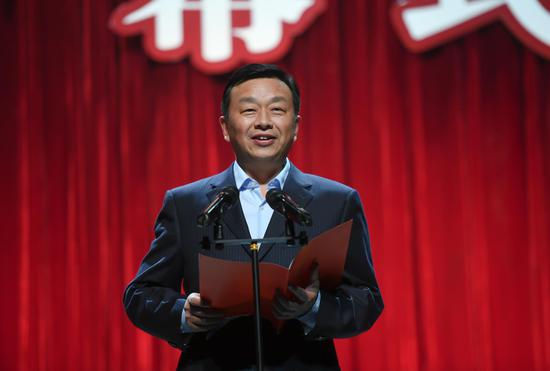 潜江市委书记吴祖云致欢迎辞。 吴燕军 摄