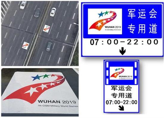 军运会专用道路标志