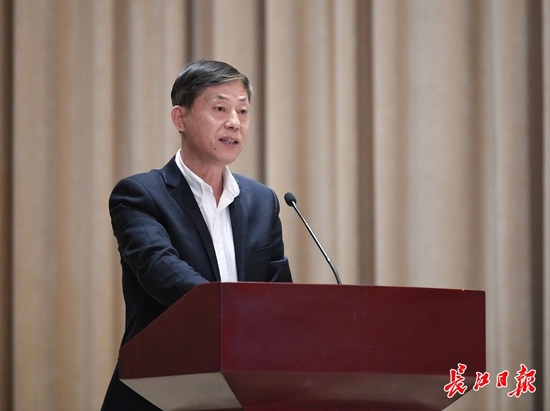 中科院武汉分院院长袁志明。记者郭良朔 周迪 摄