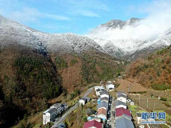 航拍十八里长峡国家级自然保护区