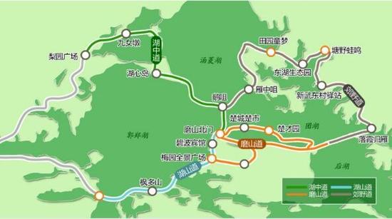 武汉东湖绿道工程正式动工 全长28.7公里WiFi