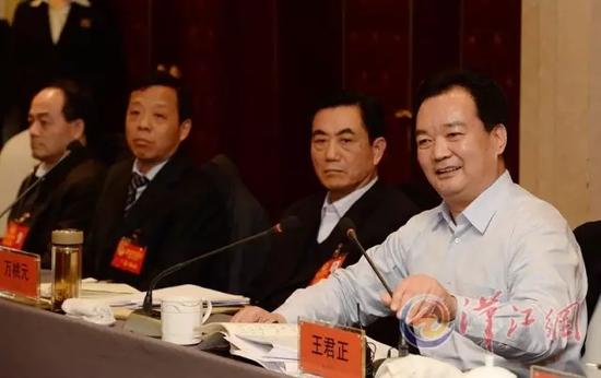 2015年1月9日，王君正参加襄阳市政协十三届五次会议第一联组讨论