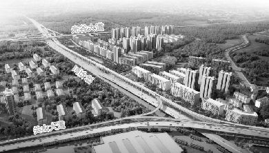 武汉关山大道拟建跨三环线高架桥
