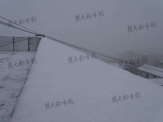 大湖北三月底雪景