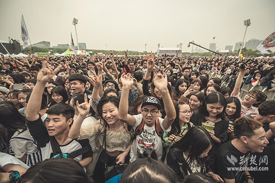2015武汉草莓音乐节现场