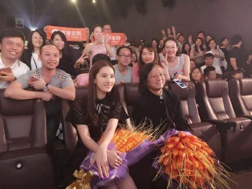 刘亦菲参加路演的照片 图片来源:电影《夜孔雀》官方微博