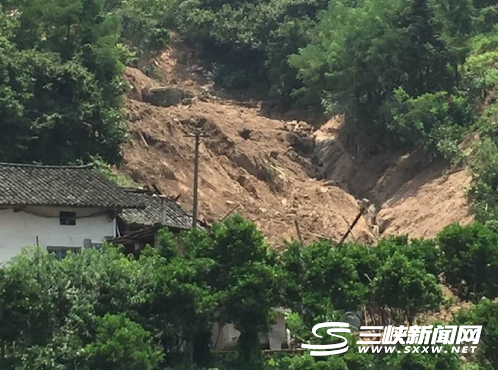 夷陵区三斗坪突发泥石流