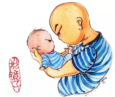 照镜子