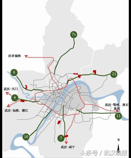 武汉六大地铁小镇蓝图初现 连接乡镇直达中心城区