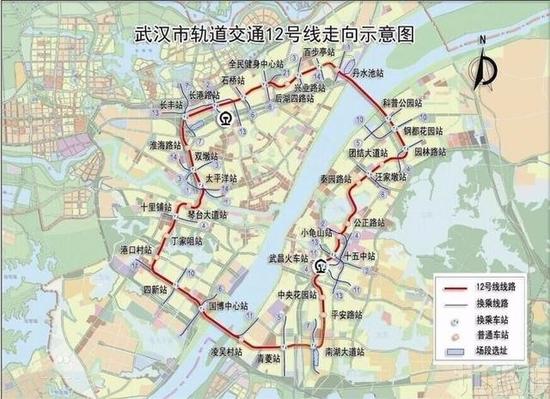 武汉将新建14条地铁 详细路线曝光