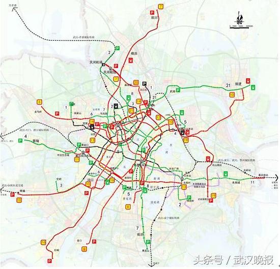 第四期建设规划（2017～2025年）线路示意图