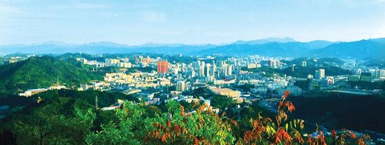 十堰城區(qū)全景