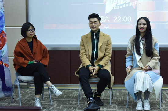 总导演徐晴、旁听生组赵志伟、李莎旻子