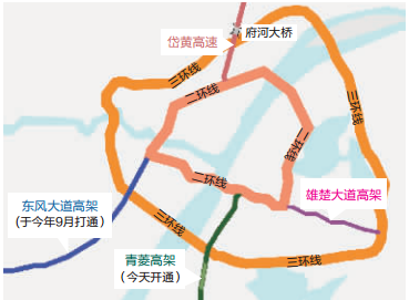 武汉快速出城通道体系成型