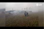 湖南永州兩村村民起糾紛 對(duì)射煙花互扔石塊