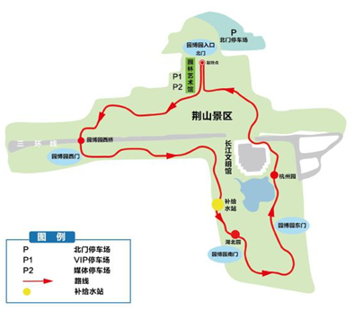 迎春花灯跑线路