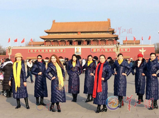 艺术团成员在北京玩快闪 图片由受访者提供