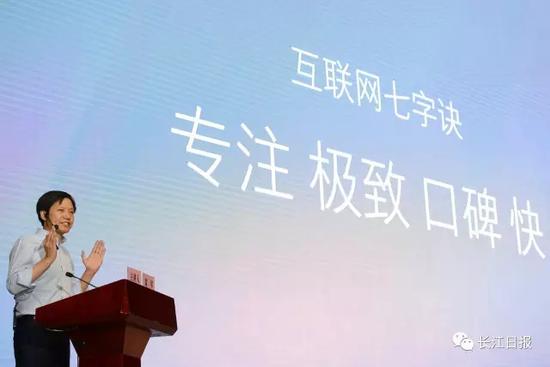 雷军给武汉领导干部作报告 解释为何中国衬衫