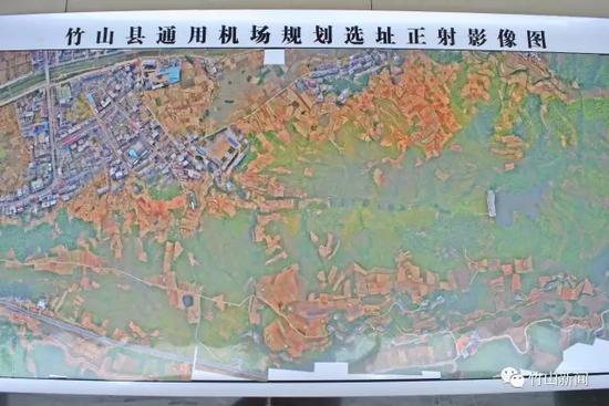 机场规划选址影像图