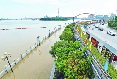 长江1号洪峰昨天抵达武汉 全市防汛形势平稳可