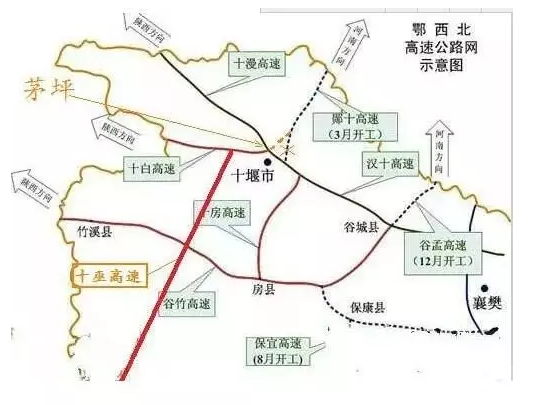 十巫高速公路线路图