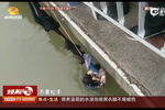 女子坠湘江两小伙奋勇营救 三人被困桥墩水警出动