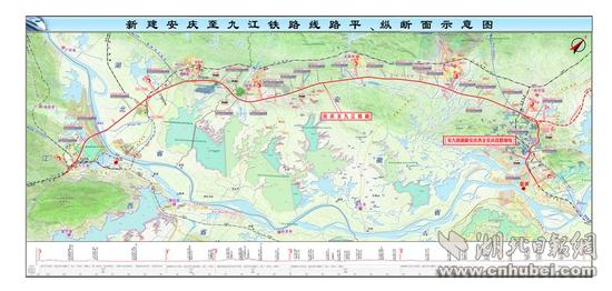 安庆至九江高铁湖北段开工 湖北境内设3站(图