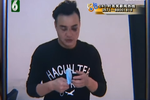 晚上喝了不少 凌晨躺在路邊