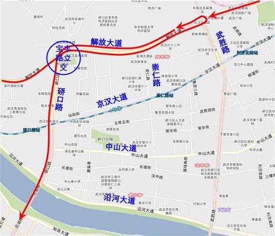 8月31日10时起武汉月湖桥正式通车 看过桥攻略