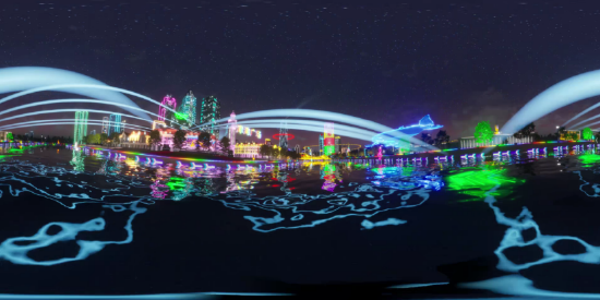 (图为“津河‘元’梦”VR互动游船项目呈现图)