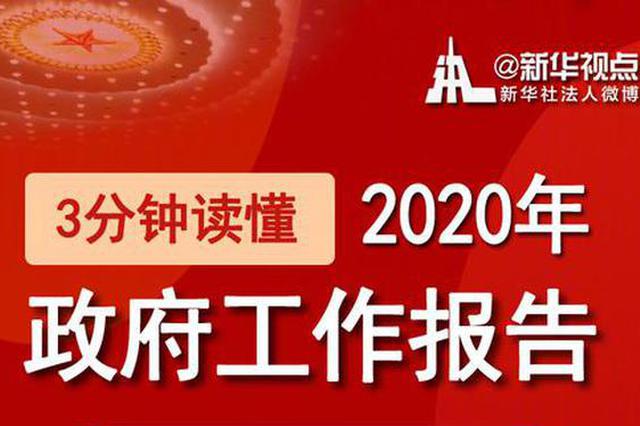 圖解：3分鐘讀懂政府工作報告