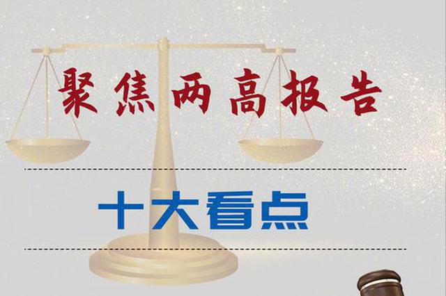 聚焦兩高報告十大看點