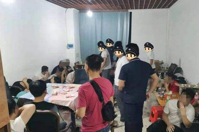 湖北南漳警方连端两个赌博窝点 查获涉赌人员23名